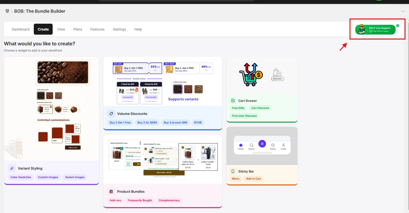 Create page tour